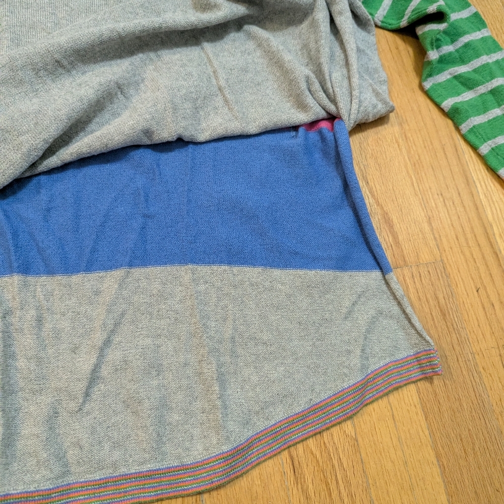 Zaket & Klover Color Block Striped Oversized Sweater - Picture 5 of 6